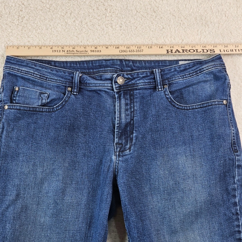 Buffalo David Bitton Jackson-X Straight Stretch Jeans Men 38x30 Medium Wash Blue - Picture 5 of 16